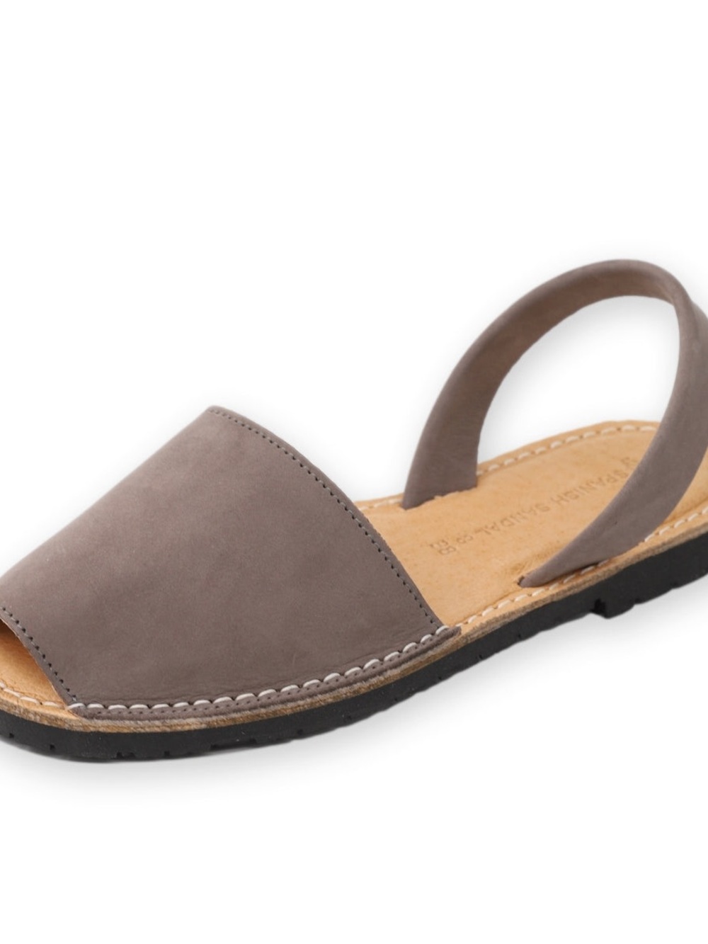 Spanish Sandal Co Classic Dark Grey Sandals Sz 39 (US 8.5-9)